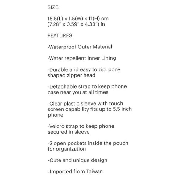 Waterproof Corgi Phone Case Pouch W/ Neck Strap - Picture 6 of 12